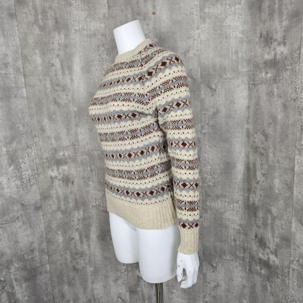 Vintage McGregor S Wool Blend Fair Isle Eclectic Grandpa Sweater Ski Winter - Picture 4 of 7